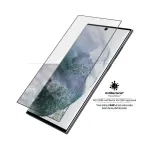 PanzerGlass 7295 apsauginė ekrano plėvelė-stiklas Samsung Galaxy S22 Ultra, grūdintas stiklas, draugi&scaron;ka dėklams, juoda