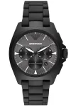ARMANI AR11412 Vyri&scaron;kas Nerūdijančio Plieno Chronografo Laikrodis 42 mm Mėlynu Ciferblatu