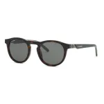 Philipp Plein Sport vyri&scaron;ki akiniai nuo saulės SSP035-520722, juodas acetatinis rėmelis, pilki lę&scaron;iai, 52 mm