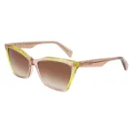 LIU JO Moteri&scaron;ki LJ796S-279 Cat Eye Akiniai Nuo Saulės Havana Rudi Gradient 58mm