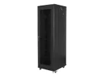 Laisvai pastatomas serverytės stovas LANBERG FF01-6842-23B 42U, 800 mm gylis, 600 mm plotis, 95 kg, IP20, juoda