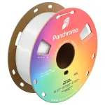 Polymaker Panchroma PLA Silk 3D spausdintuvo gija, 1.75 mm, 1 kg, balta