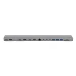 Targus HyperDrive HD156-GL Triple-4K prijungimo stotelė keliems ekranams, USB-C, 15 prievadų, iki 3 &times; 4K 60 Hz, MacBook kompiuteriams