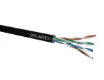 Solarix PE CAT5e UTP montavimo kabelis, vientisa viela, 305 m (SXKD-5E-UTP-PEG)