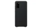 Samsung Galaxy S20 Leather Cover Black