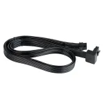 SilverStone SST-PP14-90 12VHPWR kabelis, 90 laipsnių, 650 mm, juodas