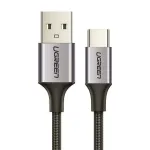 Ugreen USB-A/USB-C QC 3.0 3A 2m US288 laidas (pilka spalva)