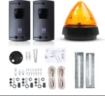 HORMANN SK rinkinys Lineamatic, Portronic D 5000 &ndash; Sommer EL-301 fotoelementų pora ir SLK 24V LED įspėjamoji lempa su tvirtinimo varžtais