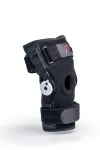 REH Stabilmax O-1241/XXL atviras trumpas kelio įtvaras su lanksčiais stabilizatoriais, perforuotas neoprenas, juodos spalvos, XXL dydis