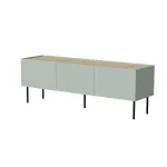 Cama FELLINI TV spintelė 150x40x52 alyvuogių + alyvuoto ąžuolo stalvir&scaron;is