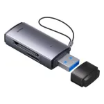 Baseus USB 3.0 2-in-1 SD & microSD kortelių skaitytuvas &ndash; pilka
