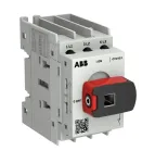 ABB OT Plus OT25G1-3MS25 A apkrovos pertraukiklis, Frame G1, 3-polis, su rankena