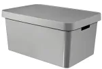 Curver Infinity Recycled 45L dėžė su dangčiu, pilka, 56x39x27 cm