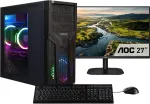 CAPTIVA PC Power Starter R80-009 TFT rinkinys (Ryzen 5 5600G, 32GB RAM, 1TB SSD, DVD-RW, MSI, WLAN, Windows 11 Home) - 1.000 GB - DVD-RW - Windows 11 Home