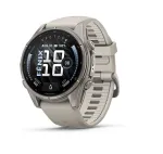 Garmin fenix 9 43 mm Titanium su Fog Grey dirželiu