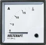 VOLTCRAFT AM-72X72/15A judančios geležies kintamosios srovės ampermetras, 72x72mm, 0-15A, 1.5 klasė
