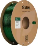 ESUN PETG+ 1,75 mm permatomai žalias 1 kg popierinė ritė 3D spausdintuvo kaitinamoji medžiaga PETG+175T-G1P1