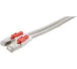 EXERTIS CONNECT Cat.6a S/FTP PiMF fiksatoriaus Ethernet tinklo kabelis, pilkas, 3,0 m 848947