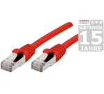 Exertis Connect Dexlan CAT 6a SFTP komutacinis kabelis, RJ-45 vyri&scaron;kas &ndash; RJ-45 vyri&scaron;kas, 20 m, be halogenų, lietas, nesnagų, raudonas 858476