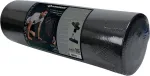 SCHILDKROT fitneso kilimėlis 15 mm juodas neslystantis NBR 183x61 cm su ne&scaron;iojimo dirželiu 960160