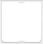 Kopp HK07 EL 07 tarpinis rėmelis 50x50 mm įdėklams, baltas (405629008)