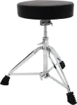 DIMAVERY DT-80 būgnininko kėdė, apvali sėdynė, reguliuojamas auk&scaron;tis 480-600 mm, dvigubai sutvirtintas tripodas, juoda 26031100