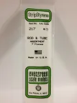 Evergreen strypas i&scaron; polistirolo, cilindro formos (7 vnt.) (217)