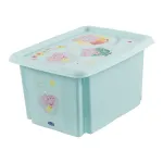 keeeper karolina Peppa Pig dėžė su dangčiu, 15 litrų, sukraunama ir įdedama, PP, akvamarino spalvos, 1 vnt. 1223662433600