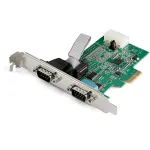 StarTech.com PEX2S953 2 prievadų PCI Express RS232 nuosekliosios sąsajos adapterio plok&scaron;tė &ndash; PCIe RS232 valdiklis &ndash; PCIe iki dviejų DB9 prievadų &ndash; 16950 UART &ndash; plėtimosi plok&scaron;tė, skirta Windows ir Linux