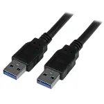 StarTech.com USB3SAA3MBK USB 3.0 jungiamasis laidas, USB-A į USB-A, ki&scaron;tukas&ndash;ki&scaron;tukas, USB 3.1 Gen 1 (5 Gbps), 3 m (10 ft), juodas