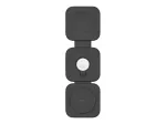 Belkin BoostCharge Pro sulankstoma belaidžio įkrovimo stotelė telefonui, laikrodžiui, ausinėms, juoda, USB, greitasis įkrovimas
