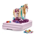 schleich HORSE CLUB Sofia&rsquo;s Beauties arklio priežiūros stotelė, &scaron;ukuojami karčiai, 3+ metai, įvairiaspalvė