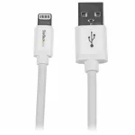 StarTech.com 2 m USB į Lightning laidas &ndash; ilgas iPhone / iPad / iPod įkrovimo laidas &ndash; Lightning į USB laidas &ndash; Apple MFi sertifikuotas &ndash; baltas