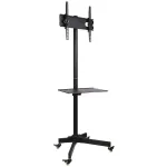 Techly Trolley Floor Stand LCD/LED/Plasma 23-55 colių, VESA 400x400, juodas