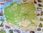 Lenkijos geografinė žemėlapis