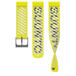 SUUNTO 22 ATH5 SILICONE STRAP LEMON YELLOW S+M Sportinis laikrodžio dirželis