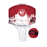 WILSON NBA MINI-HOOP ATLANTA HAWKS Vaikų krep&scaron;inio stovo rinkinys