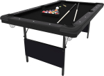 Pulo stalas Black Folden 7 pėdų su komplektacija