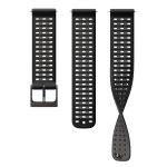 SUUNTO 22 ATH9 SILICONE STRAP BLACK S+M Sportinis laikrodžio dirželis