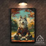 Plakatas &bdquo;&Scaron;uo&ldquo; &ndash; A3 (30 &times; 42 cm), su juodu rėmeliu ir tvirtinimu