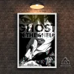 Plakatas &bdquo;Ghost in the Shell&ldquo; &ndash; A2 (42 &times; 59 cm), su baltu rėmeliu ir tvirtinimu