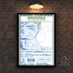 Plakatas &bdquo;Great Teacher Onizuka&ldquo; &ndash; A1 (59 &times; 84 cm), su juodu rėmeliu ir tvirtinimu