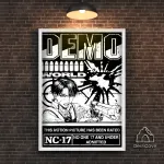 Plakatas &bdquo;Demo pasaulis&ldquo; &ndash; A3 (30 &times; 42 cm), su baltu rėmeliu ir tvirtinimu
