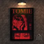 Plakatas &bdquo;Tomie&ldquo; &ndash; A1 (59 &times; 84 cm), su juodu rėmeliu ir tvirtinimu