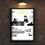 Plakatas &bdquo;Trio Jujutsu&ldquo; &ndash; A4 (21 &times; 30 cm), su juodu rėmeliu ir tvirtinimu