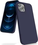Dėklas Mercury Silicone Case Samsung S936 S25 Plus tamsiai mėlynas
