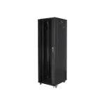 Lanberg | Rack cabinet 19" free-standing 42U/600x1000 (flat pack) with mesh door lCD V2 | FF01-6042-23BL | Black