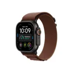 Apple Watch Ultra 4 GPS + Cellular 49mm Black Titanium Case with Burgundy Alpine Loop - M