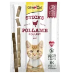 GimCat Sticks begrūdės lazdelės, su pauk&scaron;tiena (4 vnt)