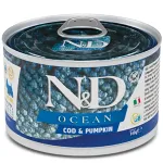 FARMINA N&D OCEAN - DOG Wet Cod&Pumpkin ADULT MINI 140 g (pak.6)